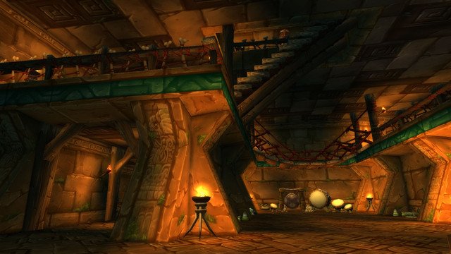A scene from the raid